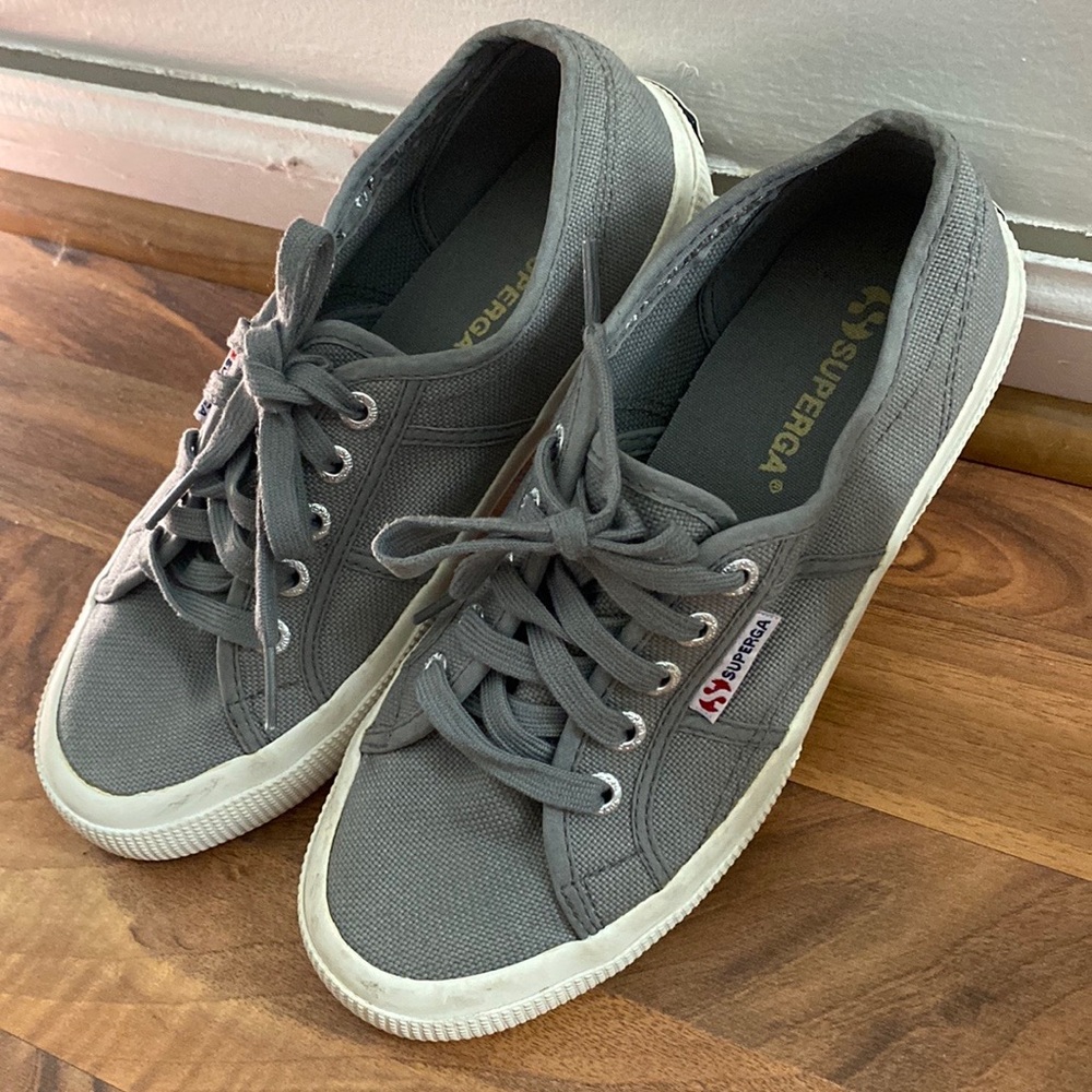 Superga Classic Grey/White Sneaker unisex